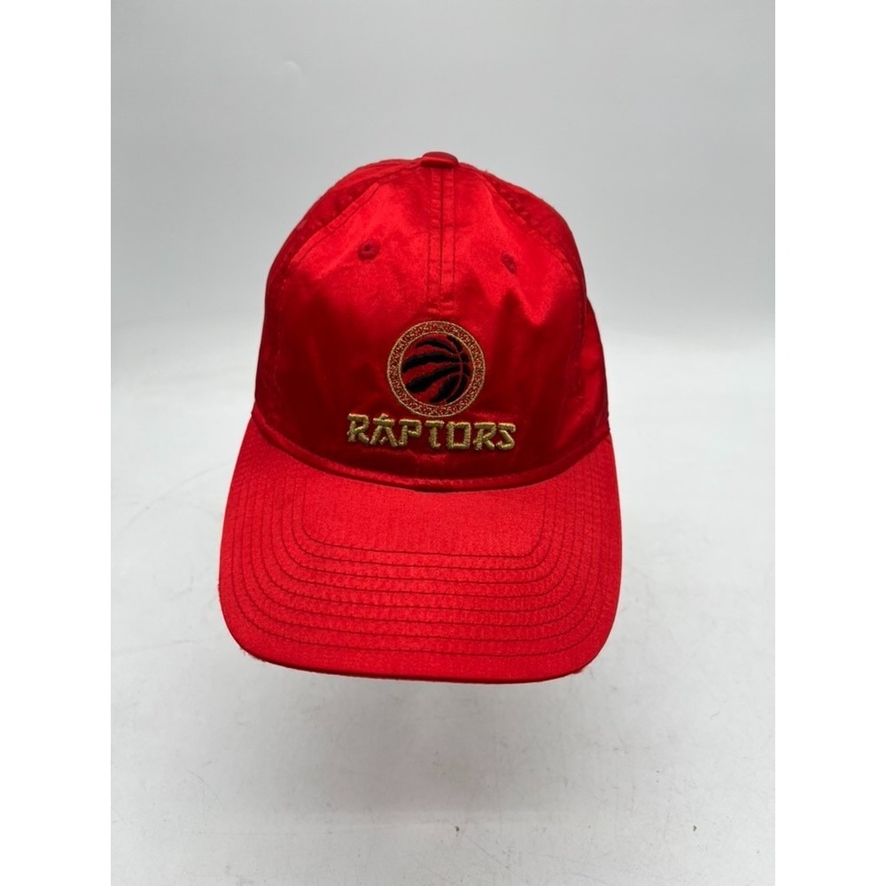 Toronto Raptors Mitchell & Ness Hat Satin Red Snapback Polyester one size